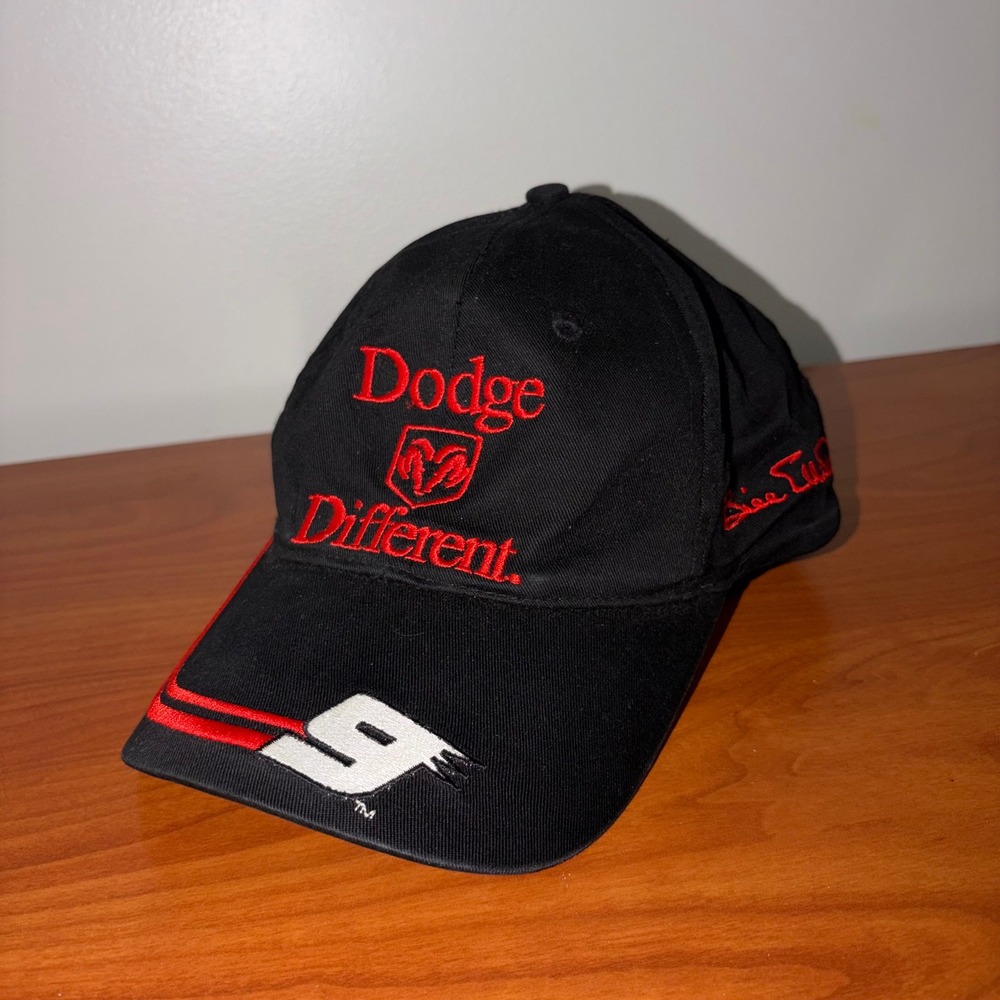Vintage Bill Elliott #9 Dodge Different NASCAR Hat Competitors View Snapback